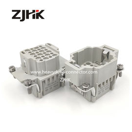 Crimp সন্নিবেশ ভারী দায়িত্ব মাল্টি পিন সংযোগকারী মহিলা এবং পুরুষ Han Dd 24 Pos প্রতিস্থাপন